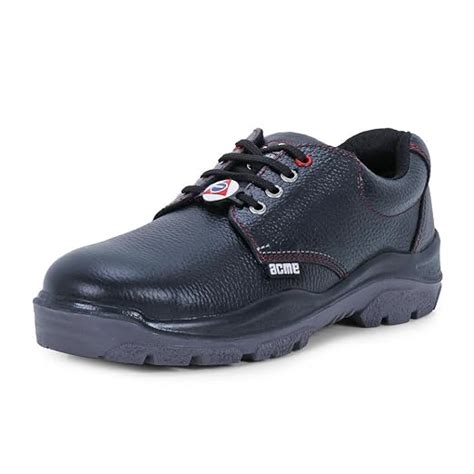 ACME Black Storm Leather Men's Safety Shoes (Size 6 - ACME007_40 ...