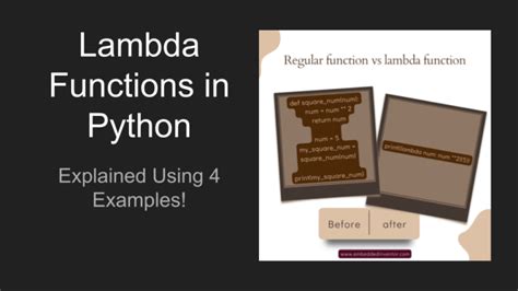 Lambda Functions Python 的图像结果