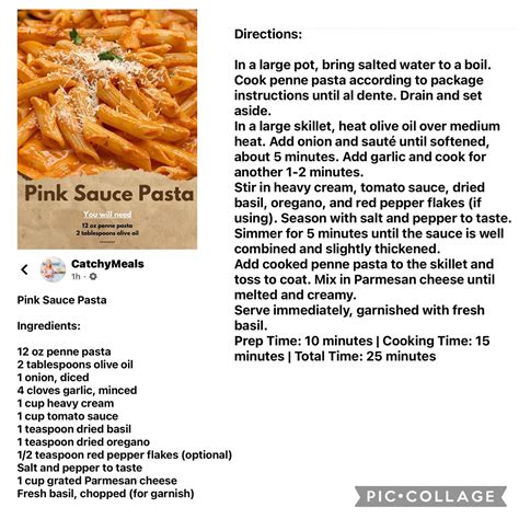 Delicious Pink Sauce Pasta Recipe