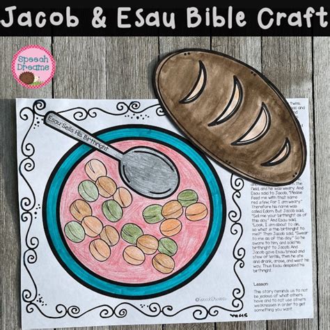 Jacob And Esau Craft Esau And Jacob: Bible Lesson Introduction
