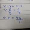 If x : y = 4 : 7, find the value of (3x + 2y) : (5x + y) - Brainly.in
