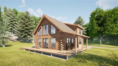 Image result for Small Log Home Design