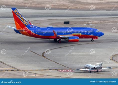 Southwest Airlines Boeing 737 Aircraft on the Tarmac at McCarran ...