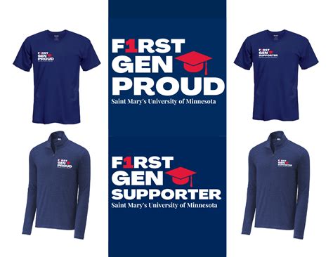 First Generation Proud and Supporter Tshirts and Quarterzips – Saint ...