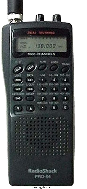 Image result for Radio Shack Pro 94 Scanner Programming