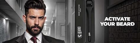 Buy Beardo Beard Activator Derma Roller for Men, 540 - 0.5mm Chromium ...