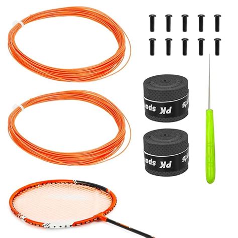 Proberos® Badminton Racket Strings Set, for 2 Rackets, Replacement ...