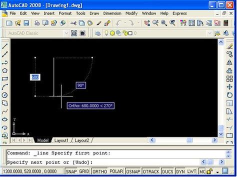 Image result for Drawing with Line Command in AutoCAD with Keyboard