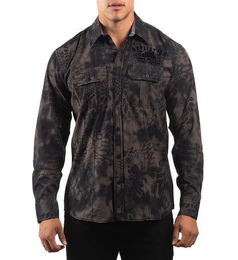 アフリクション / Affliction SANCTION Long Sleeve Shirts | Affliction Store ...