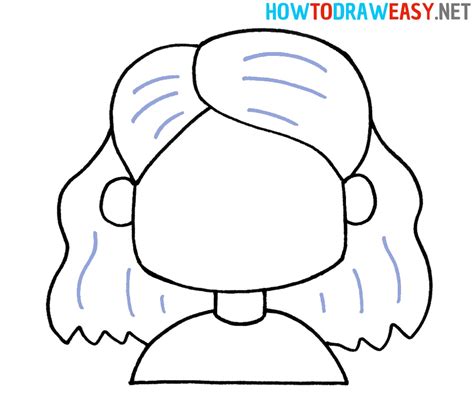 Image result for How to Draw Simple Hair