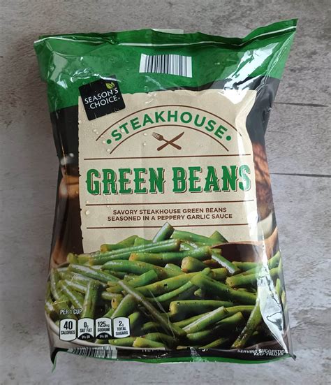 Season's Choice Steakhouse Green Beans | Aldi Reviewer