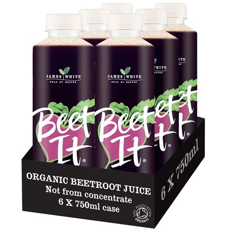 Beet It Organic Beetroot Juice 750ml PET Bottles - Vegan - Picked and ...