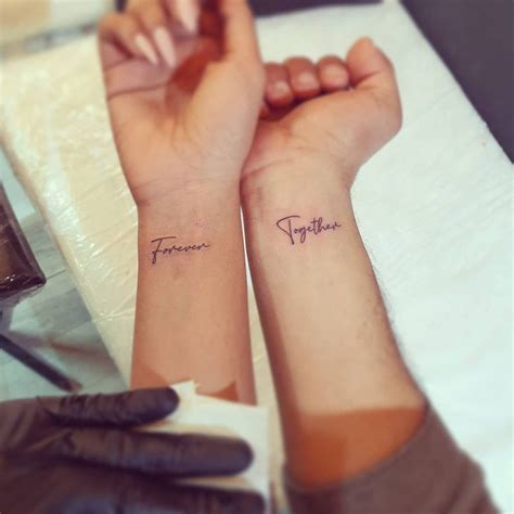 25 Romantic & Small Matching Tattoos for Couples - Small Tattoos & Ideas