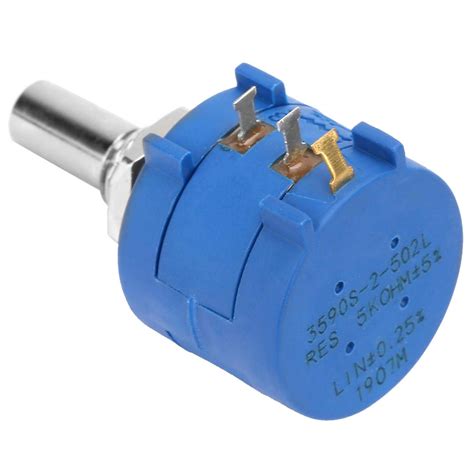 Multiturn Potentiometer, Adjustable Potentiometer, 5K Ohm for Factory ...