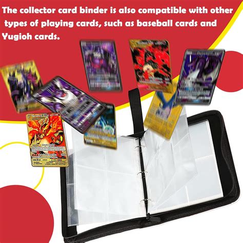 Buy Pokemon Card Binder, Pokemon Card Holder with Fully Enclosed Zipper ...