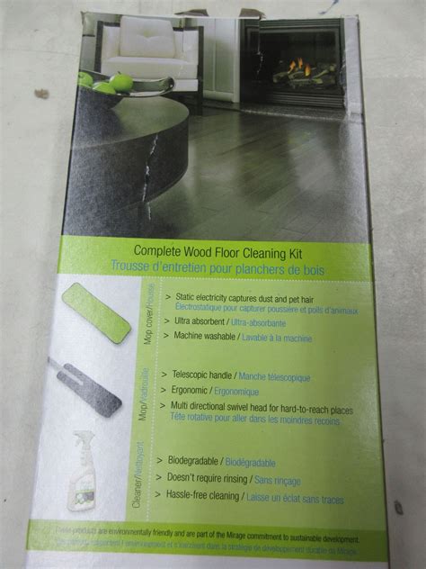 New Mirage Clean Complete Wood Floor Cleaning Kit / comes with 1 liter