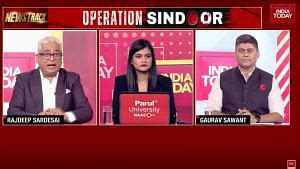 No ceasefire in TV news studios. Anchors have sindoor running in their ...