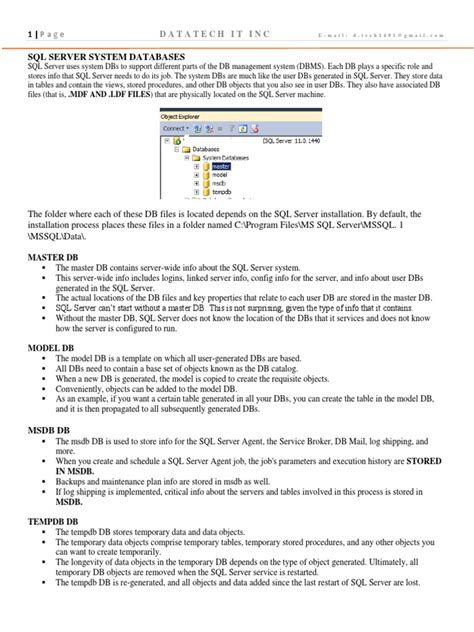 Image result for What Is System Databases in SQL Server