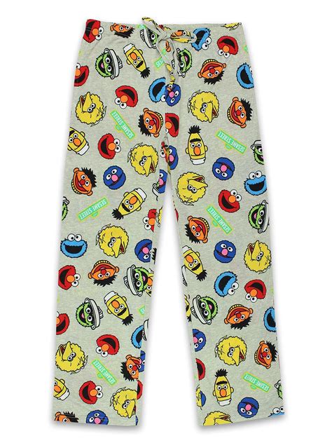 Sesame Street Elmo Cookie Monster Junior Women's Pajama Sleep Pants in ...