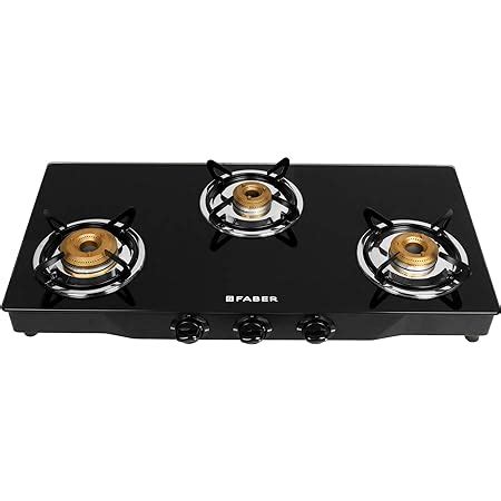 Buy Wonderchef Platinum Toughened Glass Manual Ignition 3 Burner ...