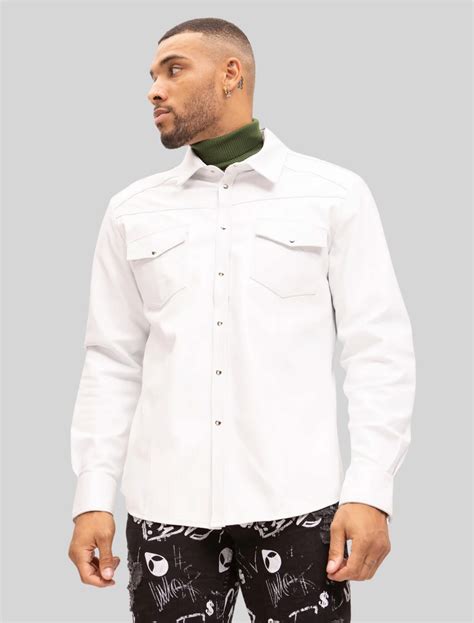 Shop Mens Leather Shirt Collection [New 2024 Edition]