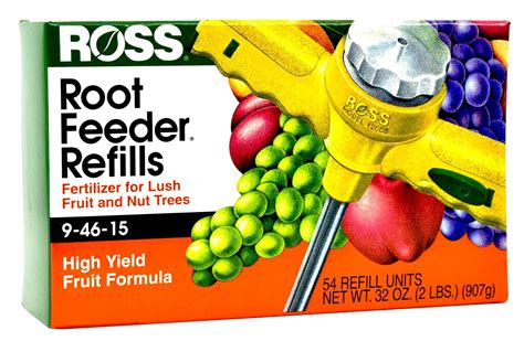 Ross Fruit & Nut Tree Fertilizer Refills for Ross Root Feeder, 9-46-15 ...