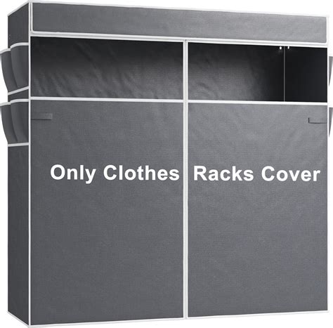 Amazon.com: Garment Rack Cover (Clothes Rack Not Included),59" Clothes ...