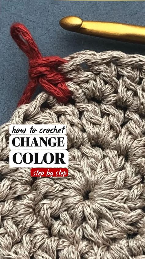 Image result for Crochet Color Change