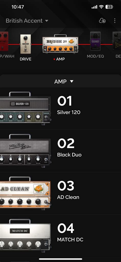 Using Spark Amp App 的图像结果