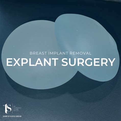 Breast implant removal, also known as breast explant surgery, is a procedure that removes breast ...