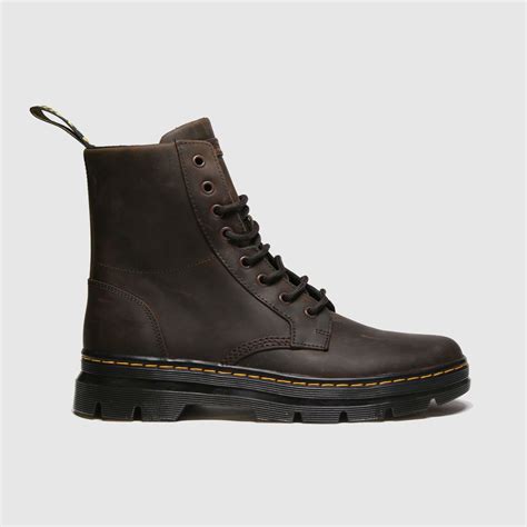 Dr Martens Brown Combs Leather Boot Boots - ShoeFreak