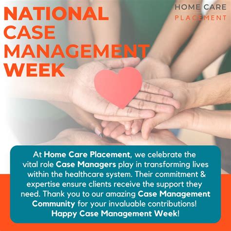 🎉 Happy Case Management Week! 🎉 This week, we honor the dedicated Case Managers who make a ...
