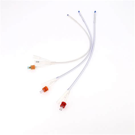 Medical Disposable Sterile 1 Way/ 2 Way/ 3 Way Silicone Foley Catheter ...