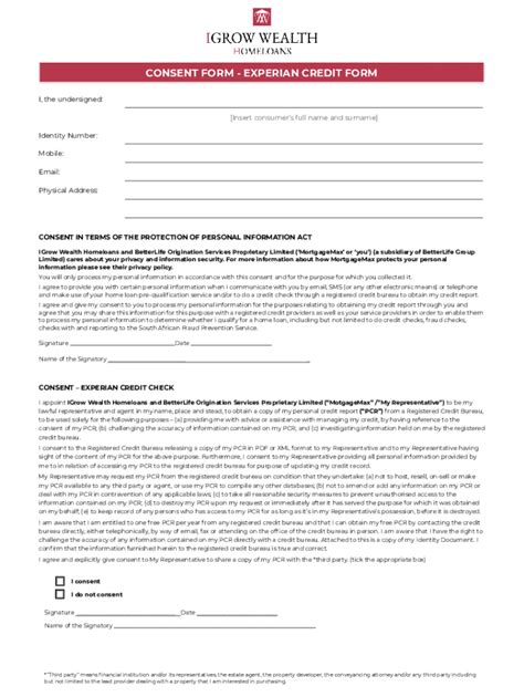 Fillable Online Experian - Mail In Form Fax Email Print - pdfFiller