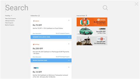 All New, All Improved GrabOn Website