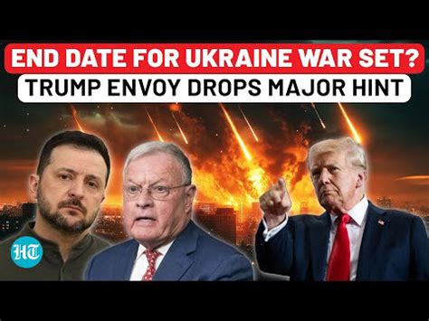 Zelensky Not Part Of Peace Talks, But Plan Almost Ready? Trump Envoy ...