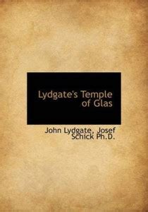 Lydgate's Temple of Glas: Buy Lydgate's Temple of Glas by Lydgate John ...
