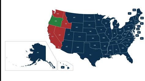 Oregon Borders: What States and Ocean Border Oregon? | USA Symbol