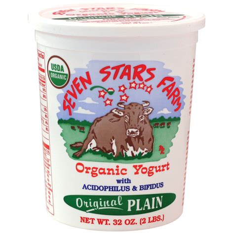 Order Seven Stars Farm Original Organic Yogurt, Plain | Fast Delivery