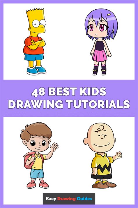 Beginner Drawing Tutorials for Kids 的图像结果