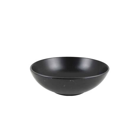 Sango Coupe Shape Serving Bowl 7" Set of 1 Pc - Black Matt – Raj Imports
