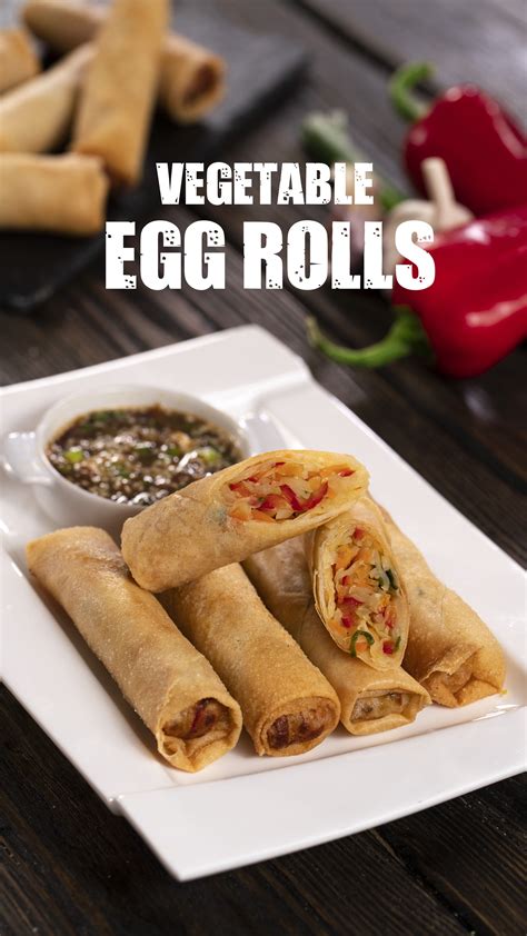 Vegetable Egg Rolls | Recipes Ambrosial