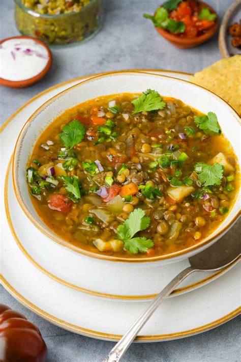 Sopa de Lentejas (Mexican Lentil Soup Recipe) - Cinnamon Snail