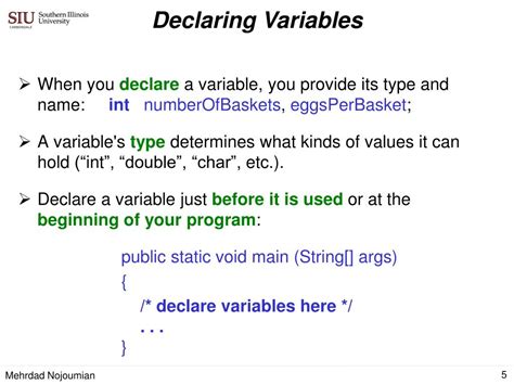 Image result for Declaring Variables Outside the Main Method