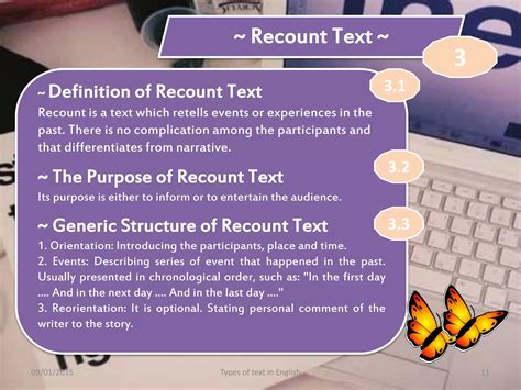 Types of text in english | PPTX