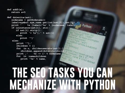 6 SEO Tasks to Automate with Python