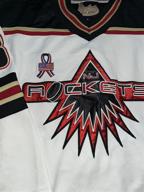 New Jersey Rockets Hockey Jersey Size Men's L Rockets Hockey Club USPHL ...