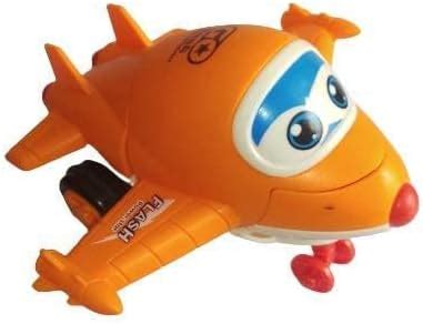 ZoomyToys Unbreakable Little Airplane With Robot Car Toy for Toddlers ...