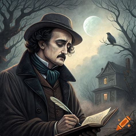 Edgar Allan Poe on Craiyon