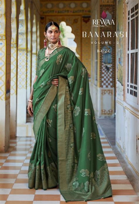 Rewaa Banarasi Vol 2 Festive Designer Silk Saree Collection: Textilecatalog